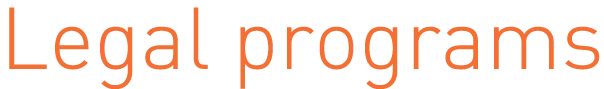 Legal programs 