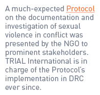 A much-expected Protocol on the documentation and investigation of sexual violence in conflict was presented by the N...