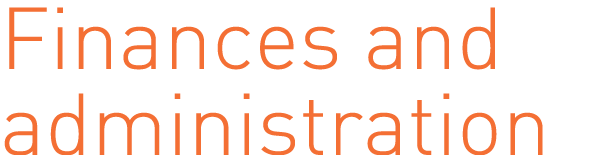 Finances and administration