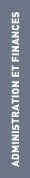 Administration et finances
