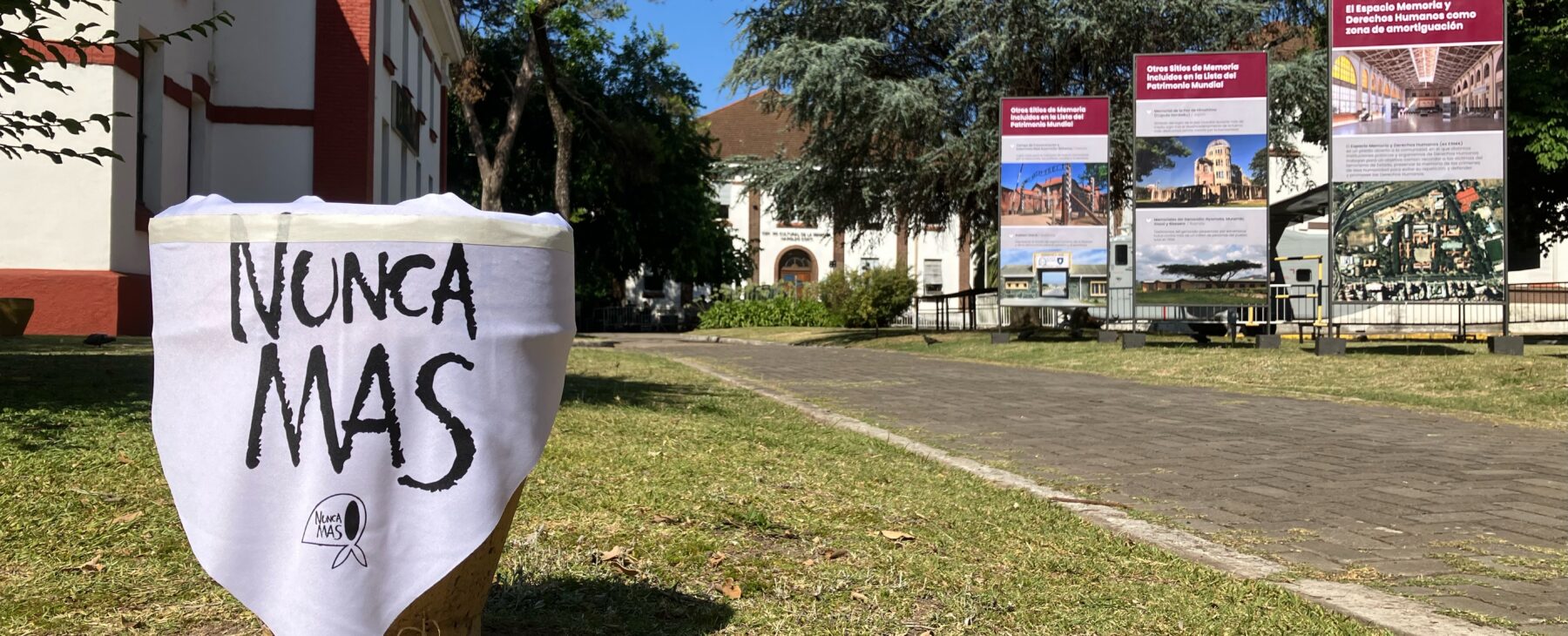 Museo Sitio de Memoria ESMA, former Clandestine Center of Detention, Torture and Extermination of the 1976-1983 Argentinian military-dictatorship, now Museum and Site of Memory in the City of Buenos Aires