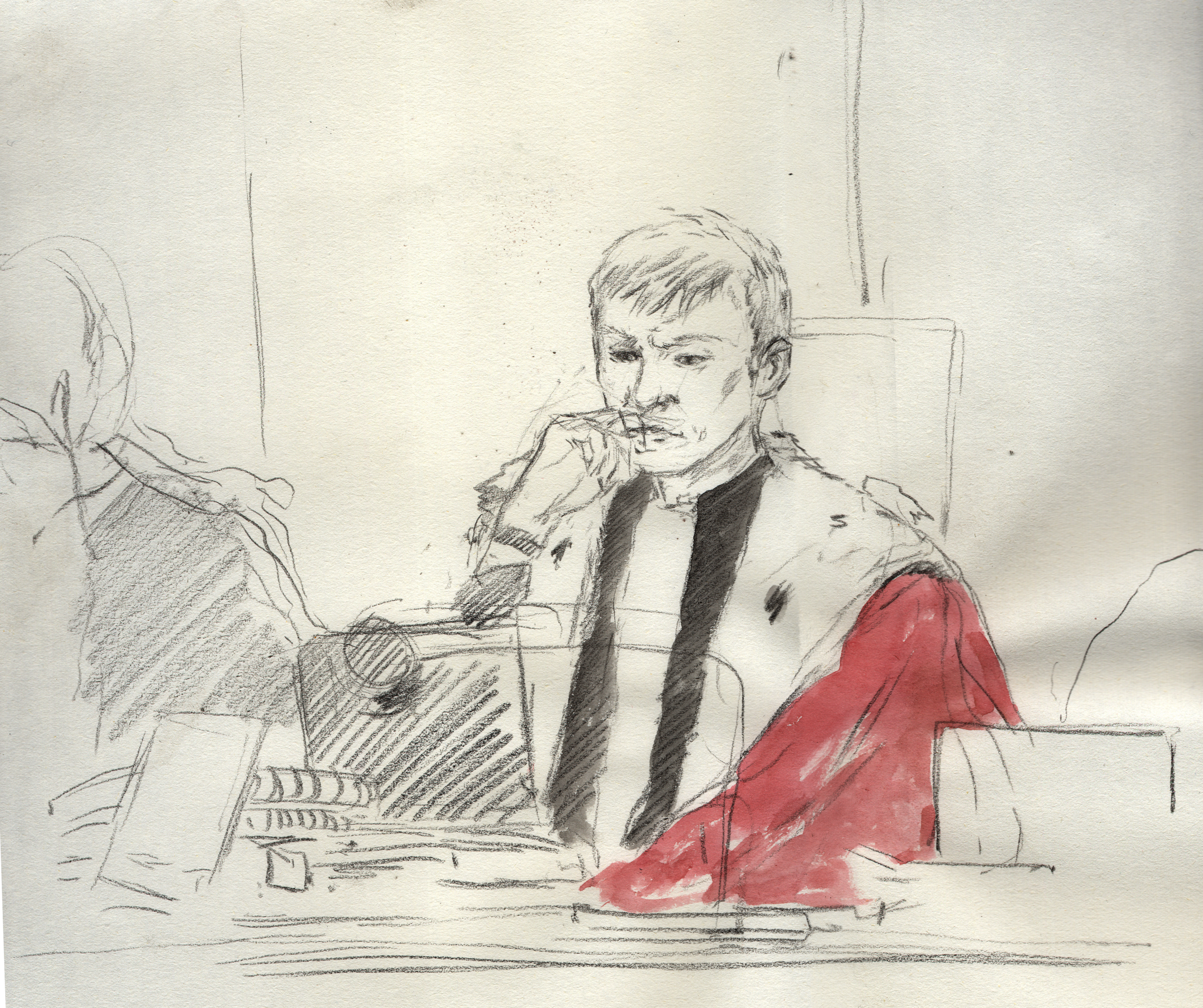 Court Sketch - RL Trial